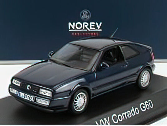 VOLKSWAGEN - CORRADO G60 1990 - BLUE MET/Norev 1/43 ミニカー