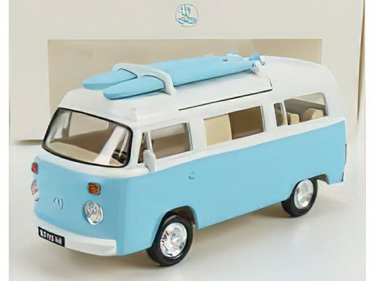 VOLKSWAGEN  T2b CAMPER VAN 1962 - LIGHT BLUE/Norev 1/43ミニカー