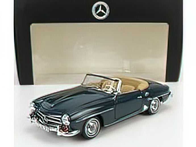 MERCEDES BENZメルセデスベンツ - SL-CLASS 190SL (W121) SPIDER 1955 - BLUE GREY /Norev 1/18 ミニカー