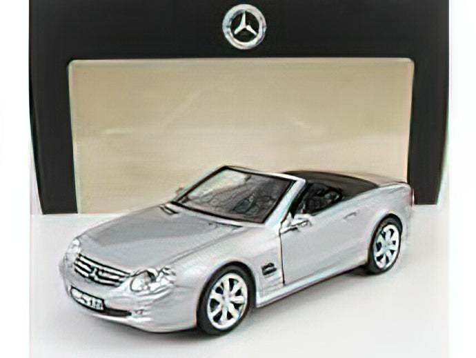 MERCEDES BENZメルセデスベンツ - SL-CLASS SL500 (R230) CABRIOLET 2003 - SILVER /Norev 1/18 ミニカー