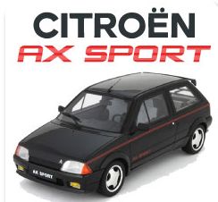 【予約】6月頃発売予定 Citroenシトロエン AX Sport /OTTO MOBILE オット  1/18