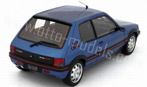 【予約】3月頃発売予定プジョー 205 GTI PH2 マイアミブルー /OTTO MOBILE オット 1/18 レジン ミニカー