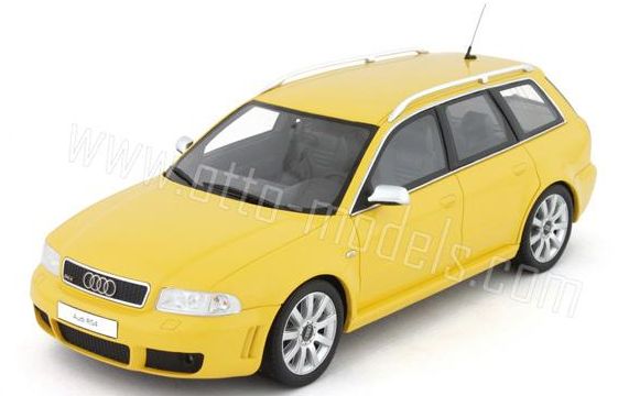 【予約】3月頃発売予定アウディ RS4 イエロー Imola /OTTO MOBILE オット 1/18 レジン ミニカー