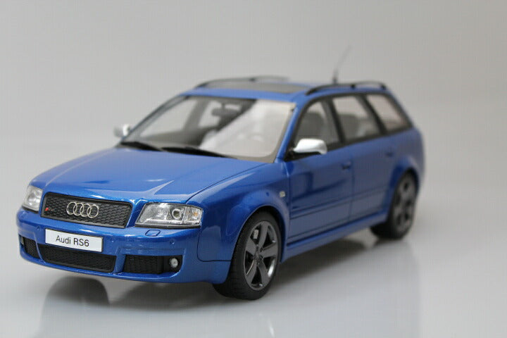 ギャラリービューアに画像をロードする, アウディ RS6 Plus Avant ブルー /OTTO MOBILE オット 1/18 レジン ミニカー
