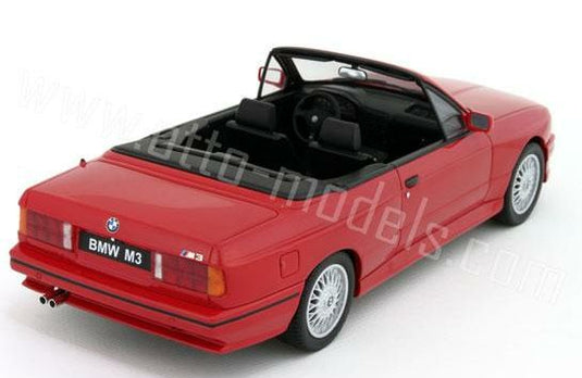 【予約】7月頃発売予定 BMW E30 M3 カブリオレ 1989 /OTTO MOBILE オット 1/18 レジン ミニカー