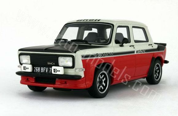 ギャラリービューアに画像をロードする, 【予約】8月頃発売予定 Simca 1000 Rallye 2 SRT 77  1977 /OTTO MOBILE オット 1/18 レジン ミニカー
