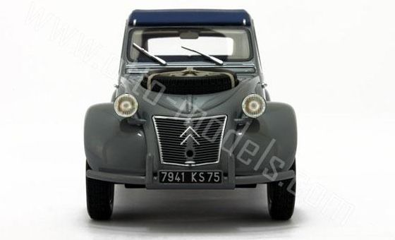 ギャラリービューアに画像をロードする, 【予約】9月頃発売予定 Citroenシトロエン 2cv 4x4 SAHARA 1958 /OTTO MOBILE オット 1/18 レジン ミニカー
