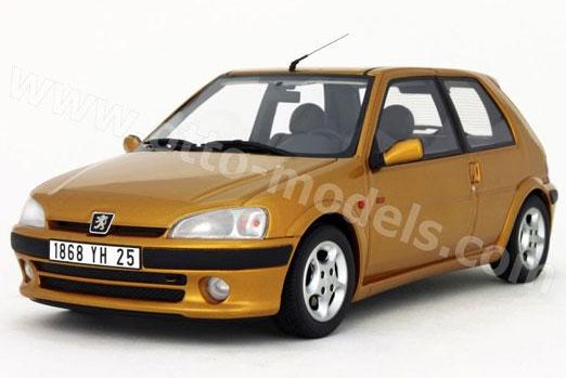 【予約】2月以降発売予定Peugeotプジョー 106 S16 2003 1250台限定 /OTTO MOBILE オット 1/18 レジン ミニカー