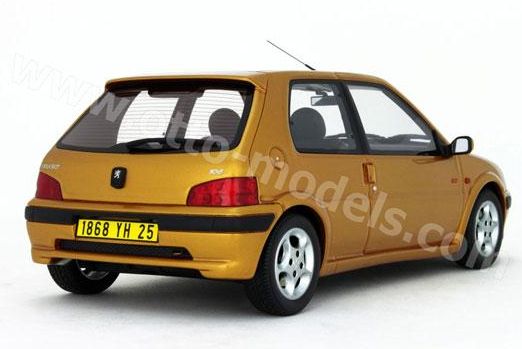 【予約】2月以降発売予定Peugeotプジョー 106 S16 2003 1250台限定 /OTTO MOBILE オット 1/18 レジン ミニカー