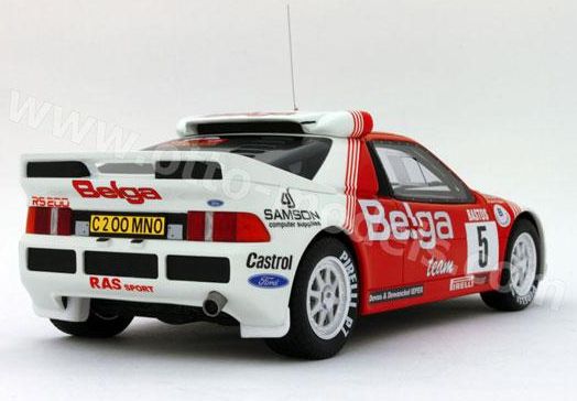 【予約】3月以降発売予定Fordフォード RS200 Ypres 1986 2000台限定 /OTTO MOBILE オット 1/18 レジン ミニカー