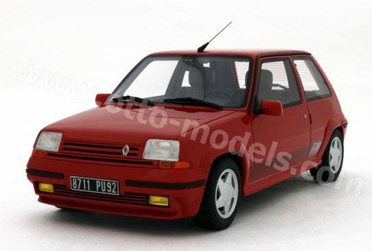 ギャラリービューアに画像をロードする, 【予約】4月頃発売予定 Renaultルノー 5 GT Turbo 1987 /OTTO MOBILE オット 1/18 レジン ミニカー
