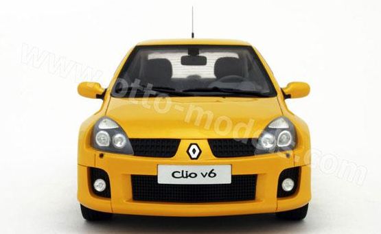 ギャラリービューアに画像をロードする, 【予約】6月頃発売予定Renaultルノー Clio V6 Phase 2 2003 1000台限定 /OTTO MOBILE オット 1/18 レジン ミニカー
