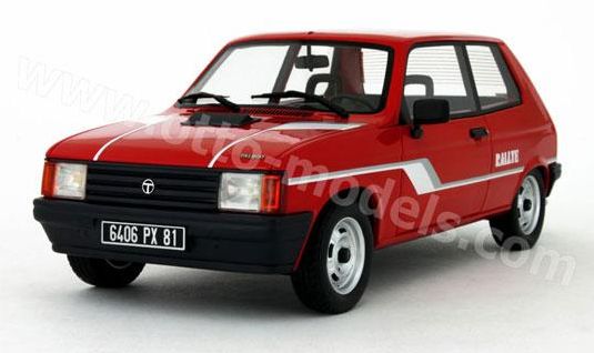 ギャラリービューアに画像をロードする, 【予約】8月頃発売予定Talbot Samba Rallye 1983 1000台限定/OTTO MOBILE オット 1/18 レジン ミニカー
