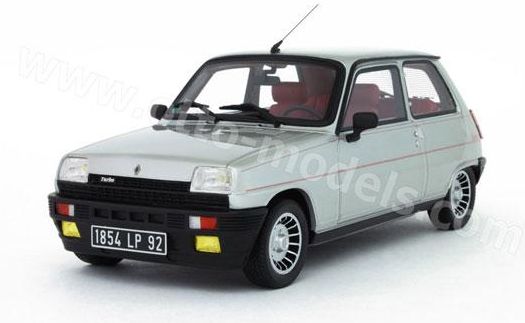 【予約】9月頃発売予定RENAULTルノー 5 ALPINE TURBO シルバー 1250台限定 /OTTO MOBILE オット 1/18 レジン ミニカー