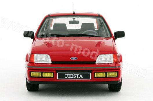 ギャラリービューアに画像をロードする, 【予約】9月頃発売予定FORDフォード FIESTA TURBO　レッド 1250台限定 /OTTO MOBILE オット 1/18 レジン ミニカー
