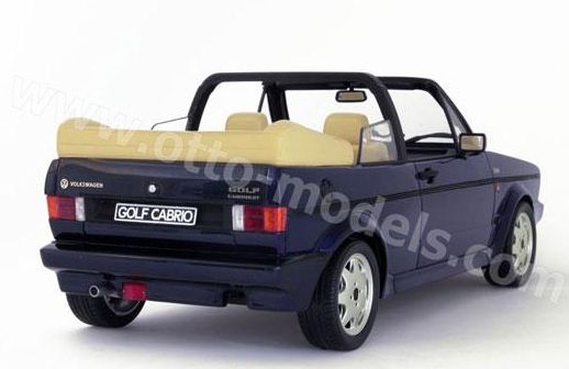 ギャラリービューアに画像をロードする, 【予約】2014年2月頃売予定Volkswagen Golfフォルクスワーゲンゴルフ Cabriolet Classic Line 1991 /OTTO MOBILE オット 1/18 レジン ミニカー
