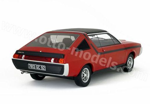 ギャラリービューアに画像をロードする, 【予約】2014年2月頃売予定Renaultルノー 17 TS 1977 /OTTO MOBILE オット 1/18 レジン ミニカー
