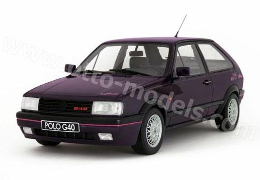 【予約】2014年3月頃売予定Volkswagen Poloフォルクスワーゲンポロ G40 Genesis 1991 /OTTO MOBILE オット 1/18 レジン ミニカー