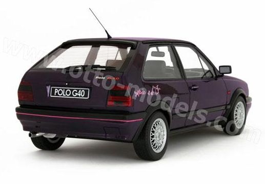 【予約】2014年3月頃売予定Volkswagen Poloフォルクスワーゲンポロ G40 Genesis 1991 /OTTO MOBILE オット 1/18 レジン ミニカー