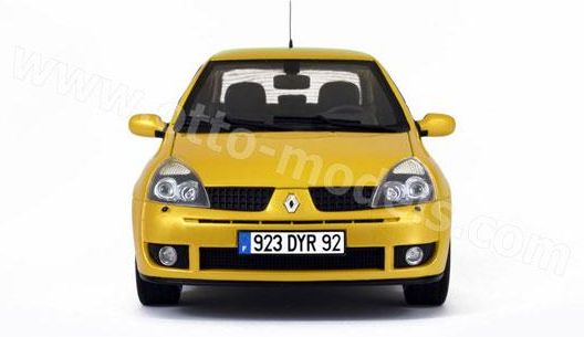 ギャラリービューアに画像をロードする, 【予約】5月頃発売予定Renaultルノー Clio 2 RS phase 3 2004 /OTTO MOBILE オット 1/18 レジン ミニカー

