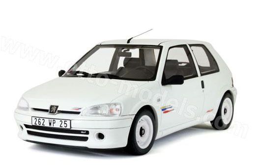 ギャラリービューアに画像をロードする, 【予約】7月頃発売予定Peugeotプジョー 106 Rallye Phase 2 1996 /OTTO MOBILE オット 1/18 レジン ミニカー
