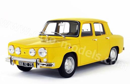 【予約】7月頃発売予定Renaultルノー 8 S 1969 /OTTO MOBILE オット 1/18 レジン ミニカー