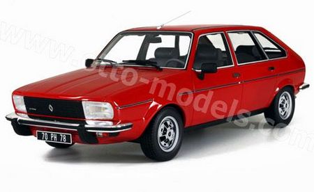 【予約】9月頃発売予定Renaultルノー 20 TX 1981  /OTTO MOBILE オット 1/18 レジンミニカー