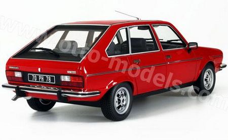 【予約】9月頃発売予定Renaultルノー 20 TX 1981  /OTTO MOBILE オット 1/18 レジンミニカー