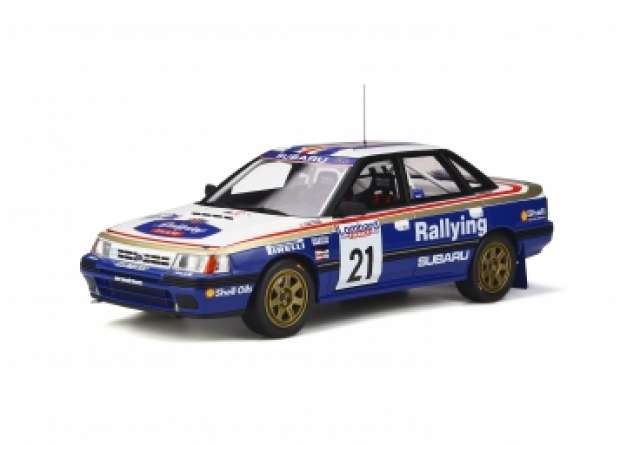 ギャラリービューアに画像をロードする, 1991 Subaru Legacy RS Gr.A  white/blue  /Otto 1/18 ミニカー
