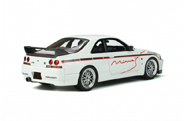 ギャラリービューアに画像をロードする, 【予約】8月以降発売予定Nissan Skyline日産スカイライン GT-R (R33) Mine&#39;s 1998 white /Otto 1/18 ミニカー
