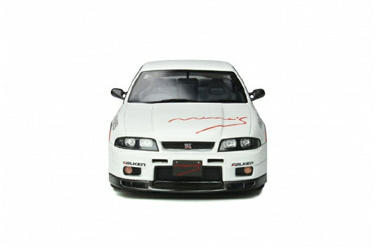 【予約】8月以降発売予定Nissan Skyline日産スカイライン GT-R (R33) Mine's 1998 white /Otto 1/18 ミニカー