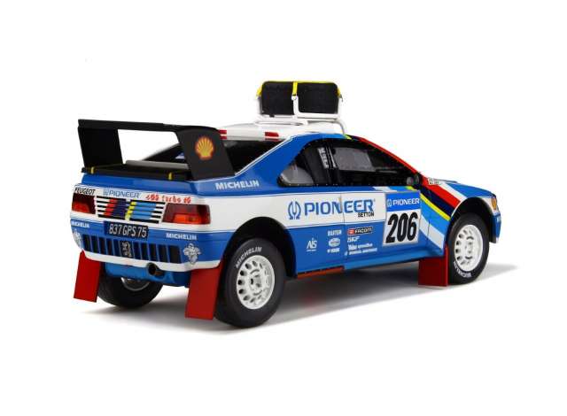 ギャラリービューアに画像をロードする, 【予約】5月以降発売予定1989 Peugeot 405 T16 Grand Raid #204 A. Vatanen Paris Dakar   /Otto 1/18 ミニカー
