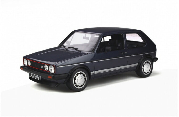 【予約】8月以降発売予定Volkswagen Golf GTI 1800 Plus Mk.1 1983 Helios Blue /Otto 1/12 ミニカー