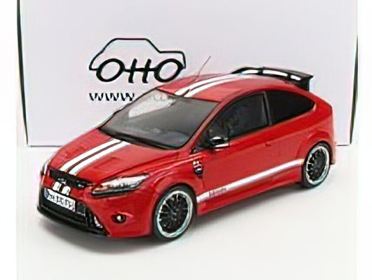 FORD ENGLAND - FOCUS RS MKII 2010 - 24h LE MANS TRIBUTE - RED WHITE /Otto 1/18 ミニカー