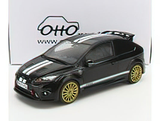 FORD ENGLAND - FOCUS RS MKII 2010 - 24h LE MANS TRIBUTE - BLACK WHITE /Otto 1/18 ミニカー