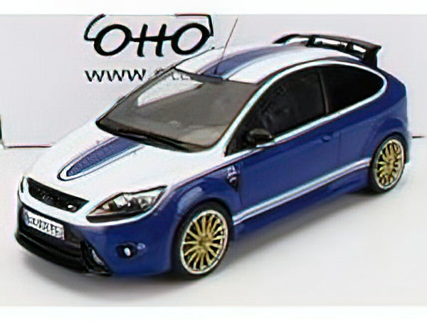 FORD ENGLAND - FOCUS RS MKII 2010 - 24h LE MANS TRIBUTE - BLUE WHITE  /Otto 1/18 ミニカー