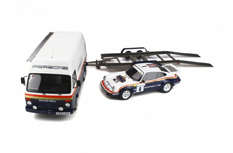 【予約】12月以降発売予定1985 Pack Rallye 1000 Pistes 1985 Porsche 911 SC RS, white/blue  / Otto models 1/18 ミニカー