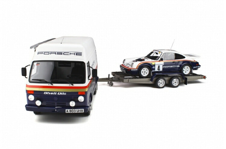 【予約】12月以降発売予定1985 Pack Rallye 1000 Pistes 1985 Porsche 911 SC RS, white/blue  / Otto models 1/18 ミニカー