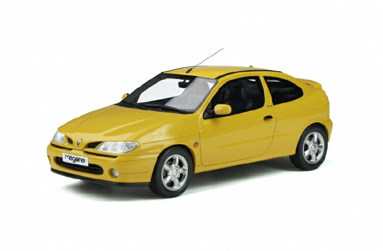 ギャラリービューアに画像をロードする, 【予約】10月以降発売予定Renault Megane Mk1 Coupe 2.0 16V 1999 Jaune Tournesol /Otto 1/18 ミニカー
