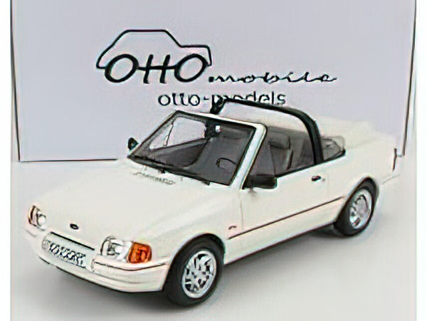 FORD ENGLAND - ESCORT XR3i MKIV CABRIOLET OPEN 1986 - WHITE /Otto 1/18 ミニカー