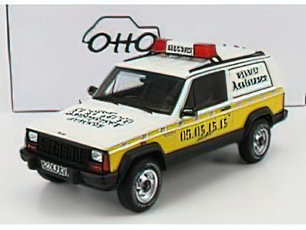 JEEP - CHEROKEE REANULT ASSISTANCE 1995 - WHITE YELLOW /Otto 1/18 ミニカー