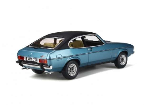 【予約】4月以降発売予定1974 Ford Capri Mk2  miami blue poly /Otto 1/18 ミニカー