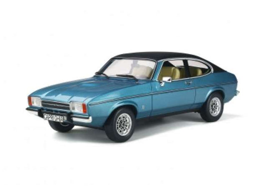 【予約】4月以降発売予定1974 Ford Capri Mk2  miami blue poly /Otto 1/18 ミニカー