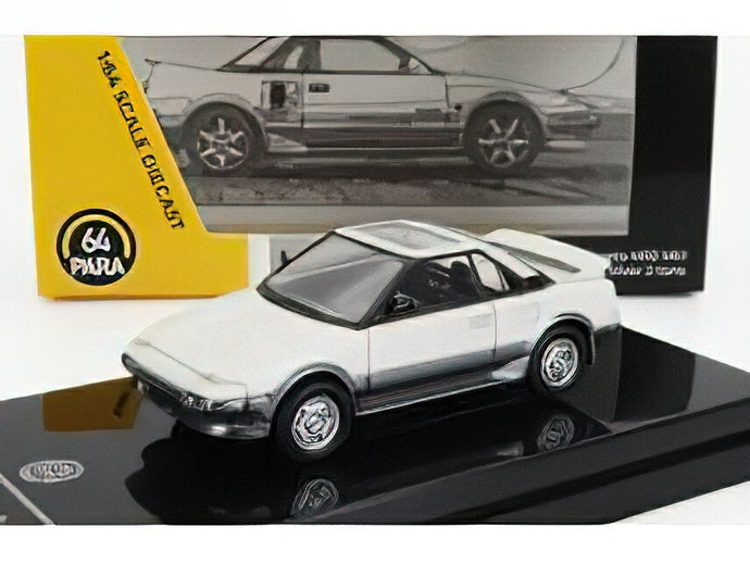 TOYOTA  MR2 MKI LHD 1985 - WHITE/PARAGON 1/64 ミニカー
