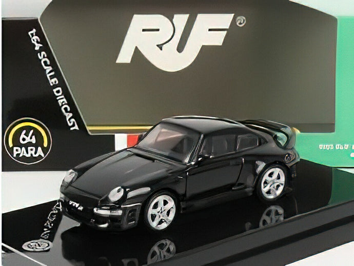 PORSCHE  911 RUF CTR COUPE LHD 1987 - BLACK/PARAGON 1/64 ミニカー