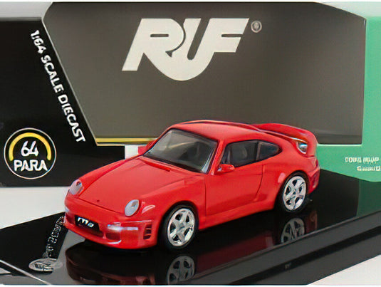 PORSCHE  911 RUF CTR COUPE LHD 1987 - RED/PARAGON 1/64 ミニカー