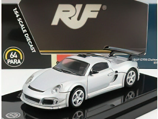 PORSCHE  CTR3 RUF CLUBSPORT (BASE 911) 2012 - SILVER/PARAGON 1/64 ミニカー