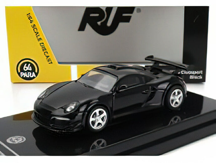 PORSCHE  GT RUF CTR3 CLUBSPORT LHD 2012 - BLACK/PARAGON 1/64 ミニカー