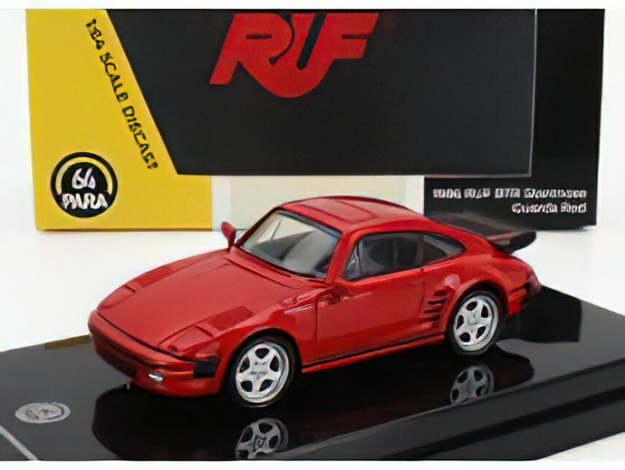 PORSCHE  911 930 RUF BTR SLANTNOSE LHD 1986 - RED/PARAGON 1/64 ミニカー