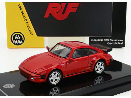 PORSCHE  911 930 RUF BTR SLANTNOSE LHD 1986 - RED/PARAGON 1/64 ミニカー